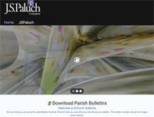 Tablet Screenshot of e-churchbulletins.com